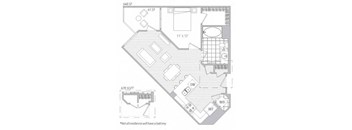 C Floor Plan at Vora Mission Valley, San Diego