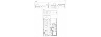 E Floor Plan at Vora Mission Valley, San Diego, CA, 92120