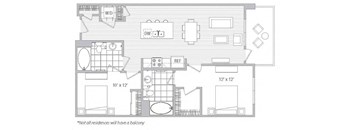 G Floor Plan at Vora Mission Valley, California