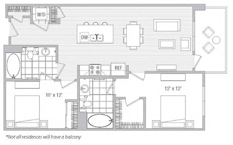 G Floor Plan at Vora Mission Valley, California