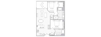J Floor Plan at Vora Mission Valley, San Diego, CA