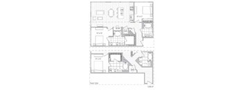 K Floor Plan at Vora Mission Valley, San Diego, 92120