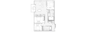 O Floor Plan at Vora Mission Valley, San Diego, CA