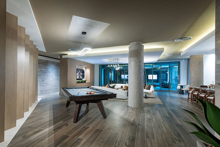 clubhouse at Vora Mission Valley, San Diego, California