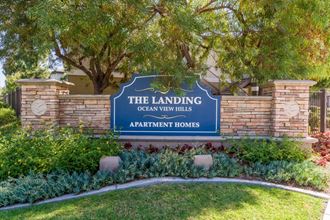 Welcoming Property Sign at The Landing, California