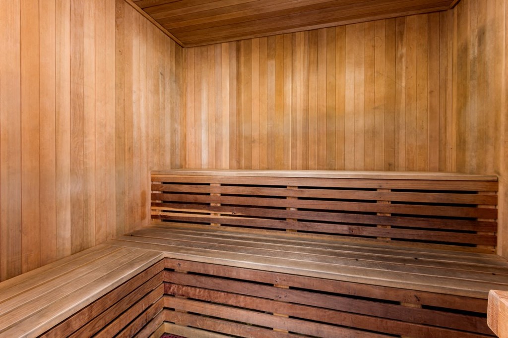 Sauna Room at The Landing at Ocean View Hills Apartments