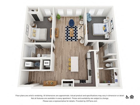 13B Floor Plan at Harvest, Salt Lake City