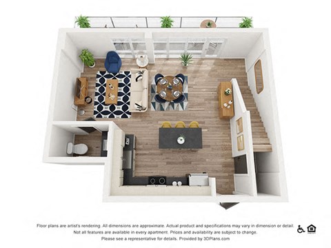 TH1 Floor Plan at Harvest, Salt Lake City, 84103