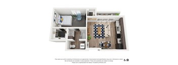 6B Floor Plan at Harvest, Salt Lake City, UT