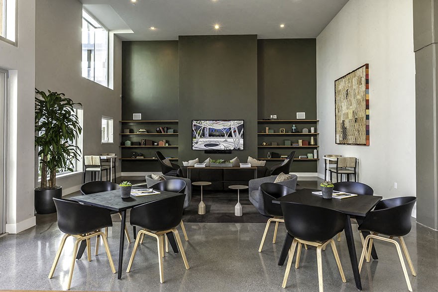 Social common area with TV