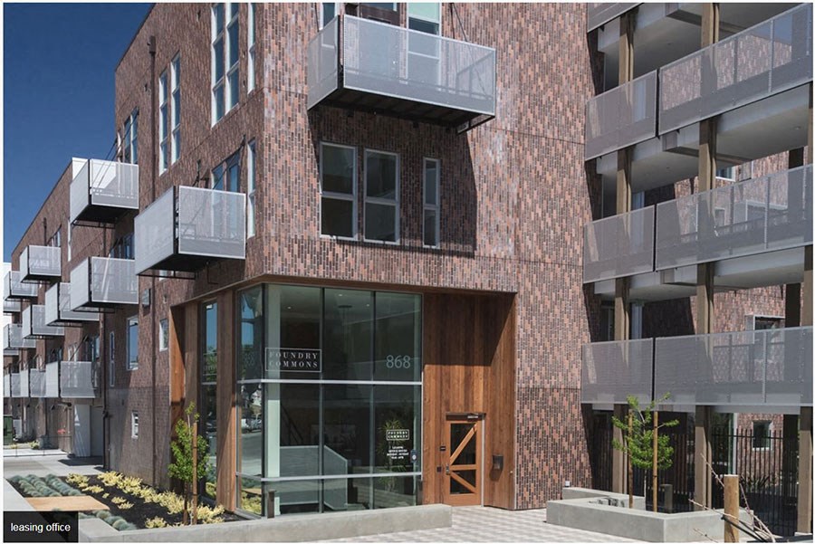 Leasing office exterior