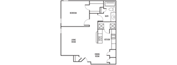 a10c floor plan at Odyssey Ridge, Albuquerque, NM, 87114
