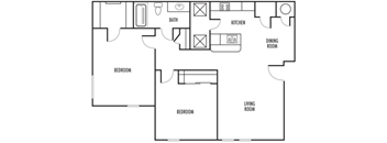 b10a floor plan at Odyssey Ridge, New Mexico, 87114