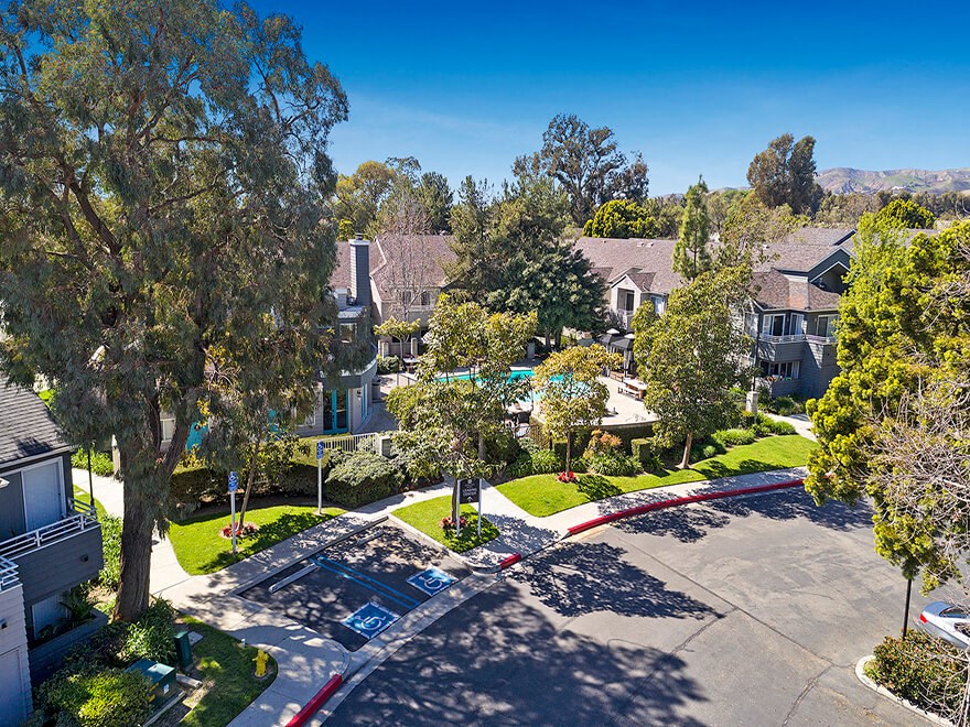 Aerial view of exterior of property