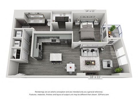 225 S. Poplar Street Studio-2 Beds Apartment for Rent - Photo Gallery 69