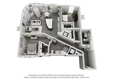 225 S. Poplar Street Studio-2 Beds Apartment for Rent - Photo Gallery 70