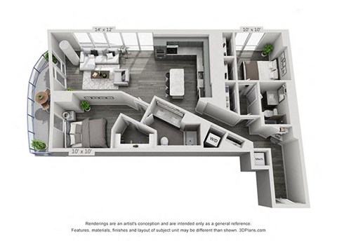 225 S. Poplar Street Studio-2 Beds Apartment for Rent - Photo Gallery 71