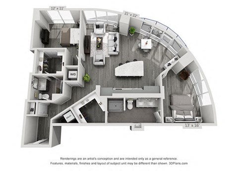 225 S. Poplar Street Studio-2 Beds Apartment for Rent - Photo Gallery 72