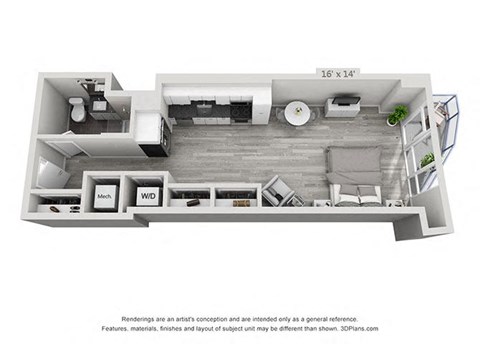 225 S. Poplar Street Studio-2 Beds Apartment for Rent - Photo Gallery 62