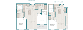 B2 Alt 1 floorplan