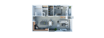 1Bed-1Bath at San Pedro Bank Lofts, California, 90731