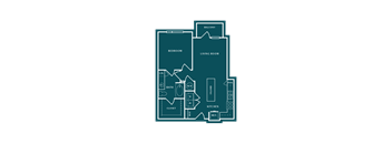bedroom floor plan | apartments for rent in brookhaven ga | the mille brook