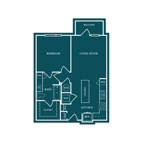 bedroom floor plan | apartments for rent in brookhaven ga | the mille brook