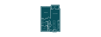 bedroom floor plan | the residences at sawmill park