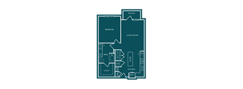 bedroom floor plan | the residences at sawmill park