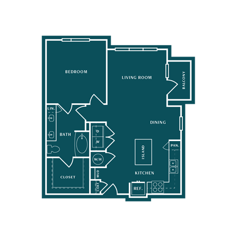 bedroom floor plan | luxury apartments in brookhaven ga | the mille brooks