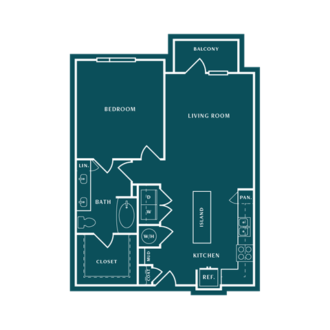 bedroom floor plan | the apartments at masse corner