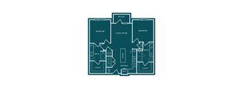 bedroom floor plan | the mansions on the park