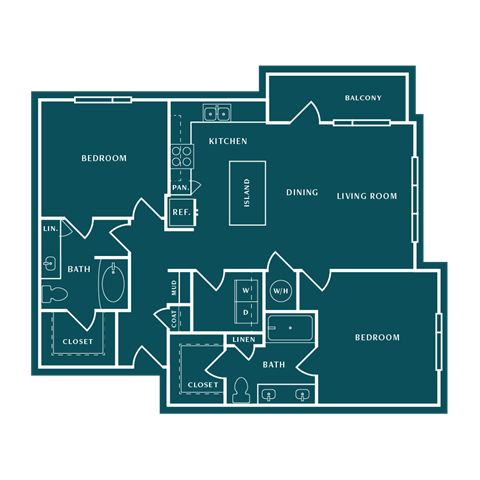 bedroom floor plan | the mansions on the park