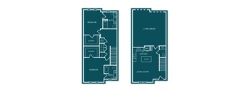 a floor plan of the apartment