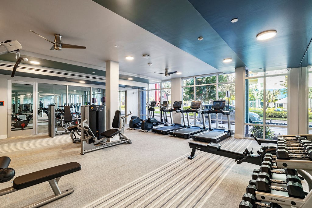 the apartments at masse corner 205 fitness room