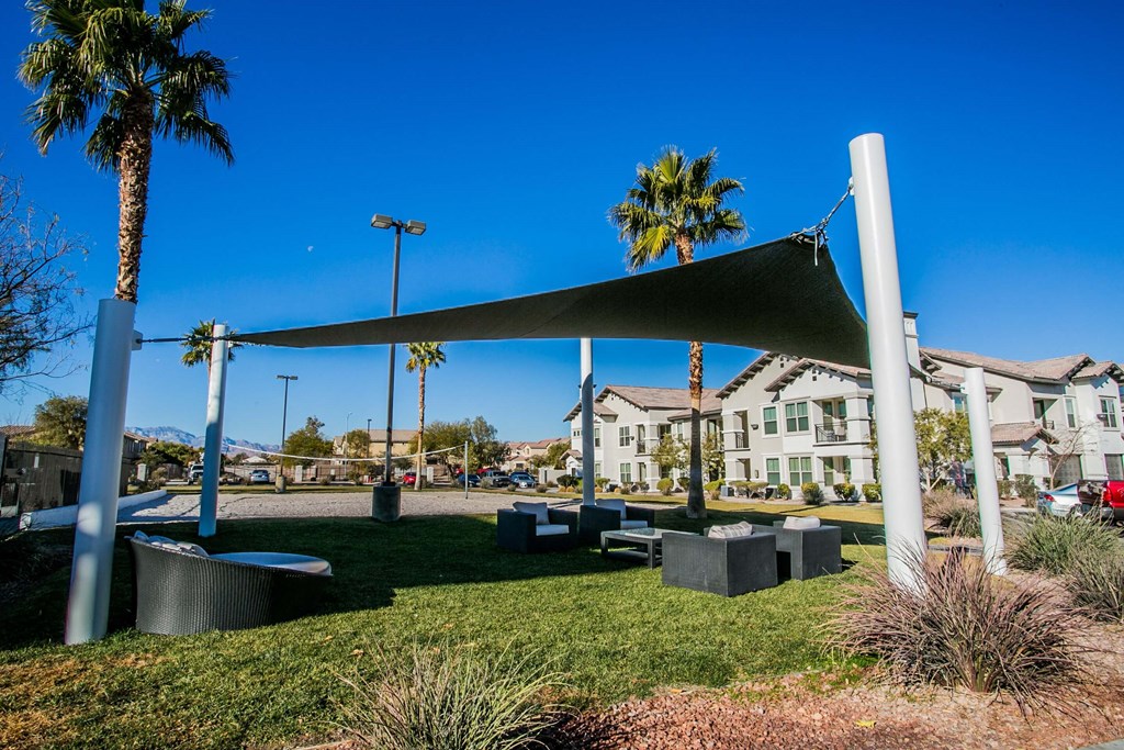 Volleyball Court Seating Area