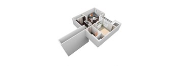 VBH - 1X1B Floorplan