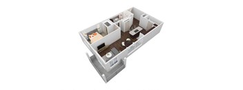 VU - 1X1D Floor Plan