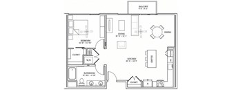 a floor plan of a home