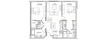 a floor plan of a home
