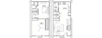 a floor plan of a house