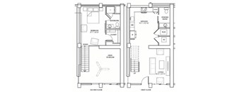 a floor plan of a house