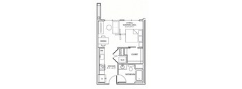 a floor plan of a small house