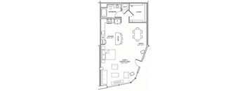 a floor plan of a small house