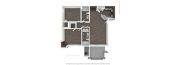 bedroom floor plan an in 2 bed 2 bath apartment at the historic electric building in fort worth