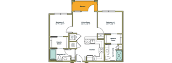 a floor plan of a home