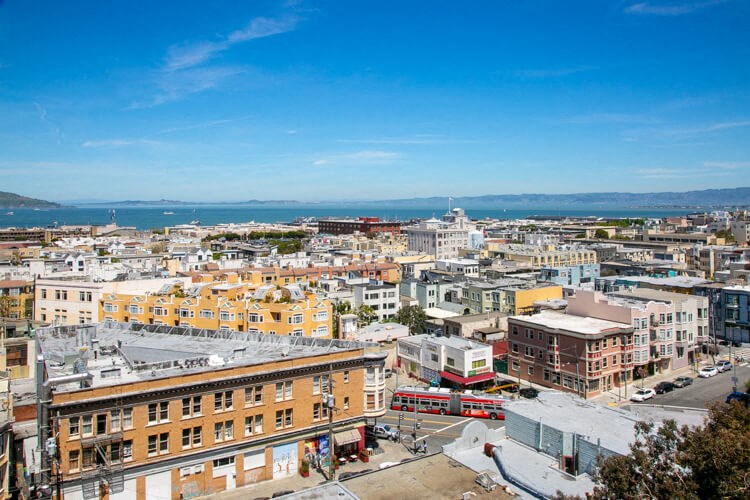 a view of the city of san francisco