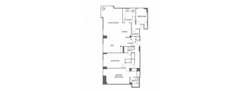 a floor plan of a house