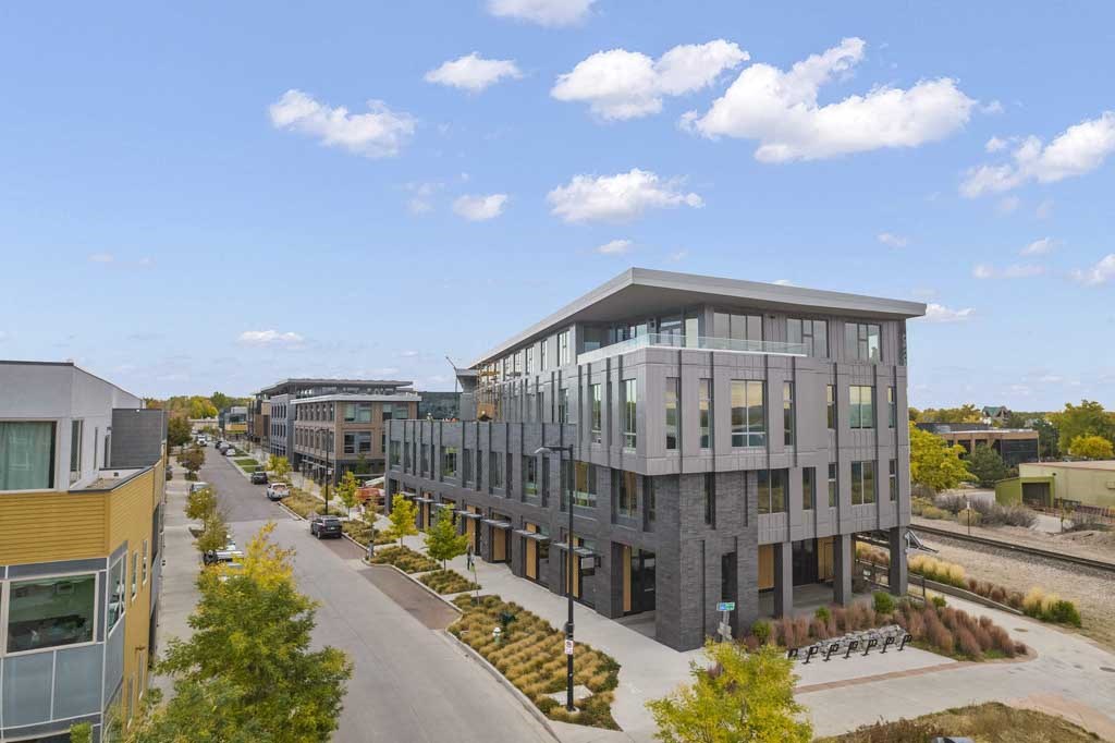 the building where the apartment is located