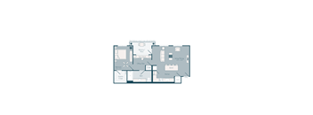 bedroom floor plan 05 | the mansions on the park at Array La Mesa, La Mesa